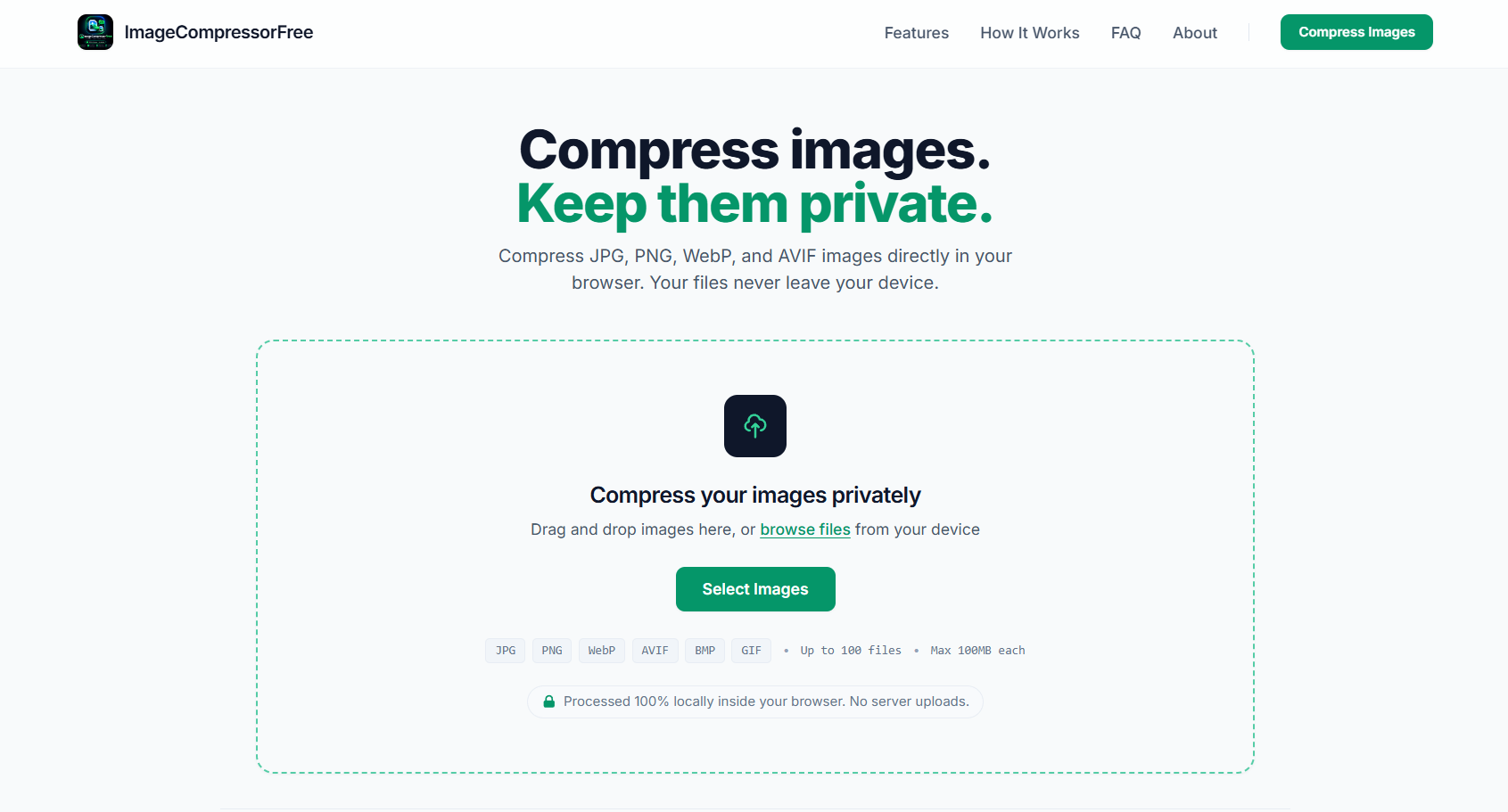 ImageCompressorFree product screenshot